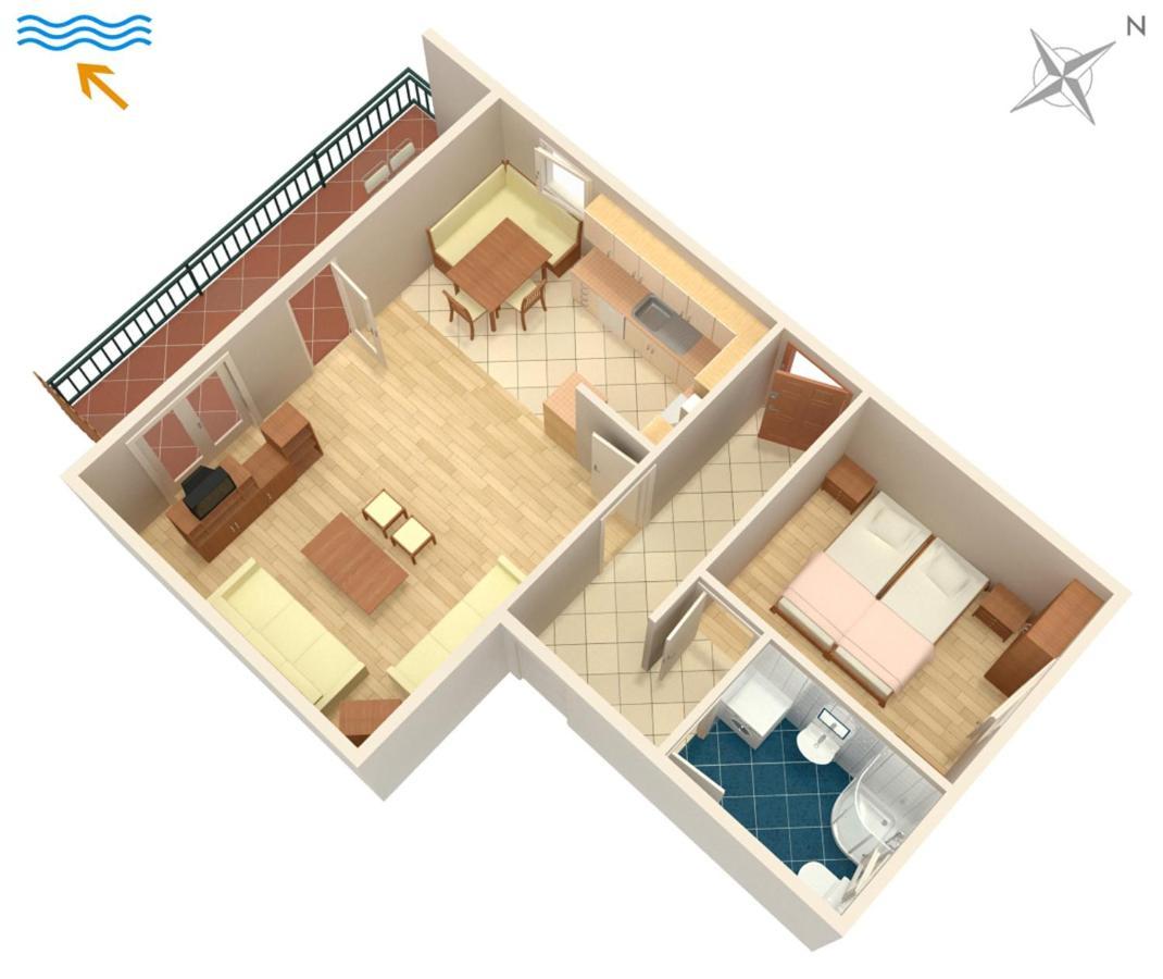 Apartments With A Parking Space Novi Vinodolski - 5514 Ngoại thất bức ảnh